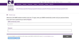 
                            9. Member Login - NZNO