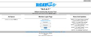 
                            5. Member Login Page -:- XtCAT.XtGem.Com