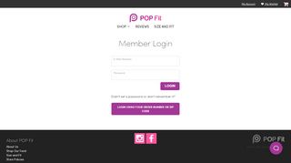 
                            9. Member Login | POP Fit