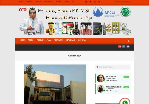 
                            2. member login - PT. Mahakarya Sejahtera Indonesia ( MSI )