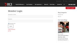 
                            4. Member Login | RCI Technologies