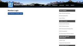 
                            8. Member Login | RCI Western Canada Chapter