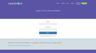 
                            3. Member Login - RealShout