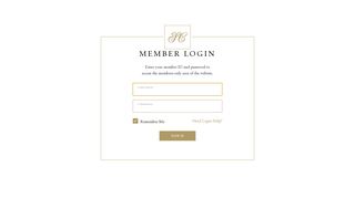 
                            9. Member Login - Sangamo Club