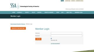 
                            10. Member Login | Seismological Society of America