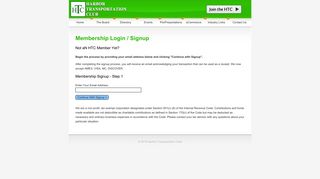 
                            9. Member Login & Signup - Harbor Transportation Club