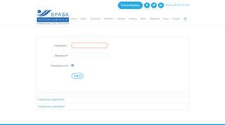 
                            12. Member Login - Spasa WA