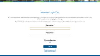 
                            8. Member Login - Standard Chartered Pensioners Association