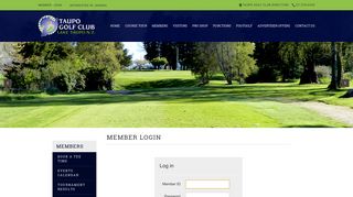 
                            10. Member login - Taupo Golf Club