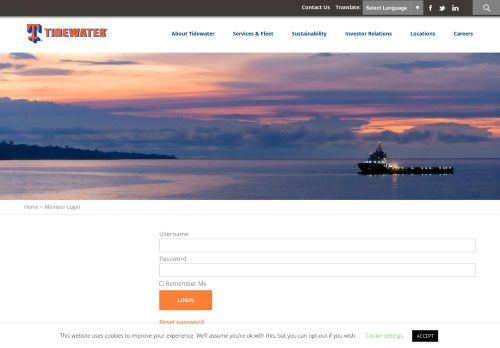 
                            2. Member Login – Tidewater