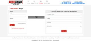 
                            1. Member Login - Tradereader.com