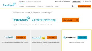 
                            4. Member login - TransUnion