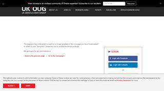 
                            10. Member login - UK Oracle User Group