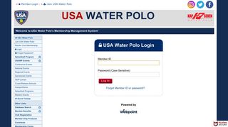 
                            9. Member Login - USA Water Polo