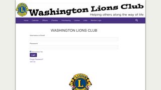 
                            7. Member Login – Washington Lions Club