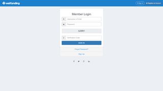 
                            1. Member Login - welfunding