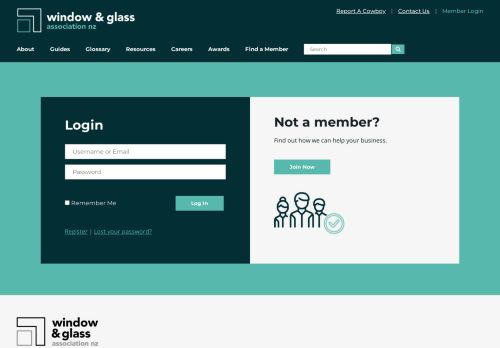 
                            3. | Member Login - Window and Glass Association NZ