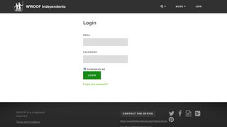 
                            2. Member Login WWOOF Independents