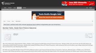 
                            3. Member NASA, Modal Kecil Potensi Maksimal | Indonesia Internet ...