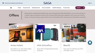 
                            9. Member offers - Saga