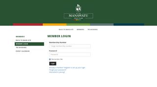 
                            1. Member only pages - Manawatu Golf Club