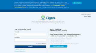 
                            6. Member Portal - Cigna