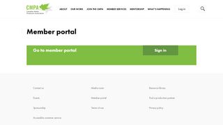 
                            6. Member portal | CMPA