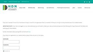 
                            5. Member & Practitioner Login - Housing Diversity Network