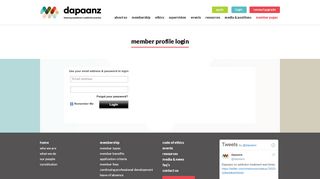 
                            2. Member Profile Login | Dapaanz