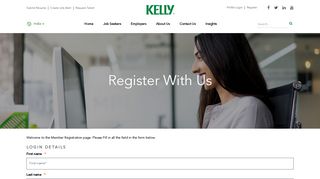 
                            5. Member Registration - Kelly Services