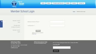 
                            6. Member School Login - AFAQ