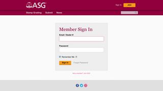 
                            5. Member Sign In | ASG