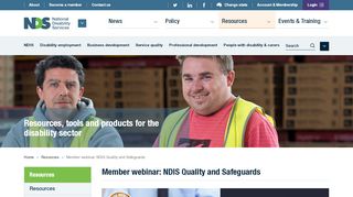 
                            6. Member webinar: NDIS Quality and Safeguards