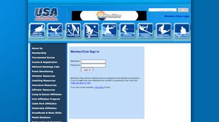 
                            7. Member/Club Login - USA Water Ski