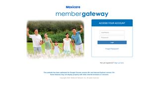 
                            1. MemberGateway - Login - Maxicare