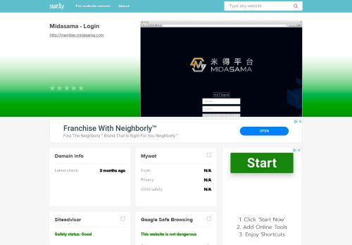 
                            7. member.midasama.com - Midasama - Login - Member ...