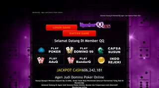 
                            12. MemberQQ - Login Dan Daftar Agen Poker Online Indonesia