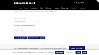 
                            11. Members Area - British Aikido Board