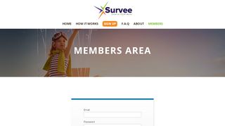 
                            4. Members Area- Survee