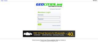 
                            1. Members Control Panel : Login .:: GEOCITIES.ws ::.