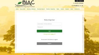 
                            4. Members Dashboard - British Institute of Agricultural Consultants