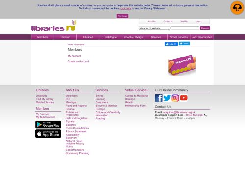 
                            3. Members - Libraries NI