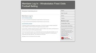 
                            10. Members Log In - Winabobatoo Fixed Odds Football Betting