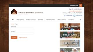 
                            11. Members Login - Australian Men's Shed Association