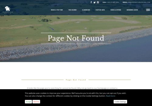 
                            6. Members Login – Charlesland Golf Club