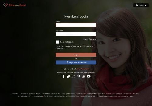 
                            10. Members Login - ChinaLoveCupid.com
