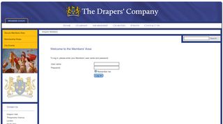 
                            7. Members Login - The Drapers' Company