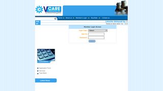 
                            8. Member's Login - V care Securities pvt. ltd