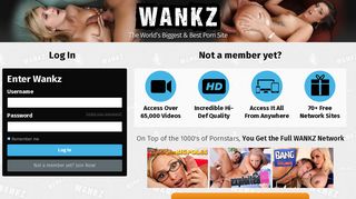 
                            1. Members Login - Wankz