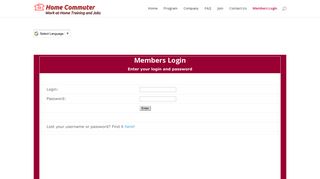 
                            7. Members Login | Work-at-Home Jobs